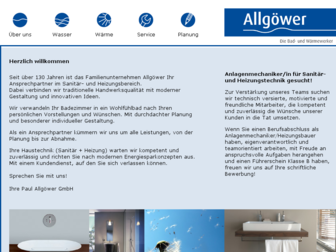 allgoewer-sanitaer.de website preview