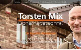 mix-sicherheitstechnik.de website preview