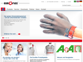 euroflex-safety.de website preview