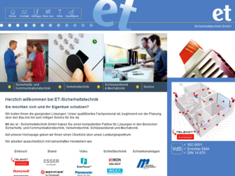 et-sicherheitstechnik.de website preview