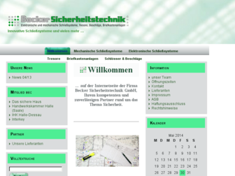 becker-sicherheit.de website preview