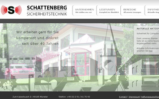 schattenberg-sicherheitstechnik.de website preview