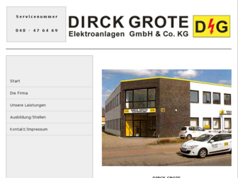 dirckgrote.de website preview