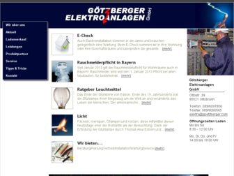 goetzberger.com website preview