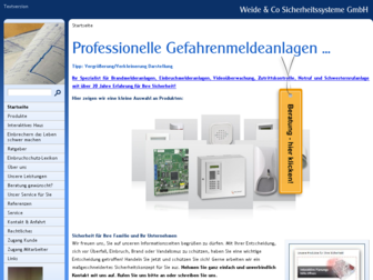 sicherheitssysteme-weide.de website preview