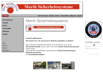 marth-sicherheitssysteme.de website preview