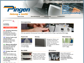 pingen-sanitaer.de website preview