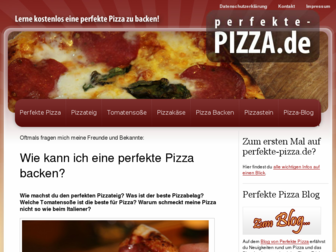 perfekte-pizza.de website preview