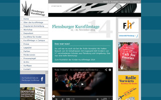 flensburger-kurzfilmtage.de website preview