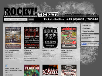 dasrockt-tickets.de website preview