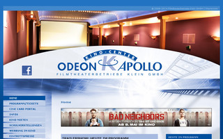 odeon-apollo-kino.de website preview
