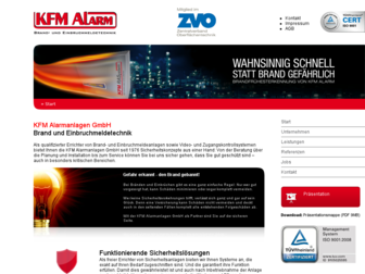 kfm-alarm.de website preview