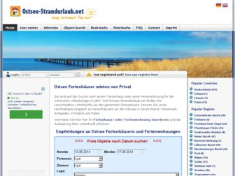 ostsee-strandurlaub.net website preview