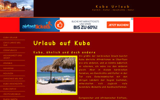 urlaub-cuba.com website preview