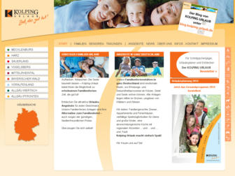 kolping-familienurlaub.de website preview
