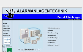 alarmtechnik-altenburger.de website preview