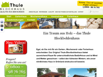 thule-blockhaus.de website preview