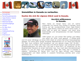 kanadaferienhaus.net website preview