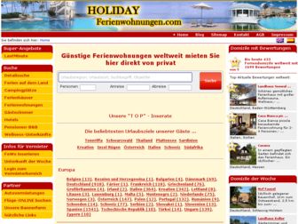 holiday-ferienwohnungen.com website preview