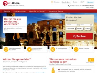 oh-rome.com website preview