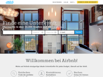airbnb.de website preview
