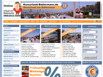 kurzurlaub-ballermann.de website preview