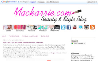 mackarrie.blogspot.com website preview