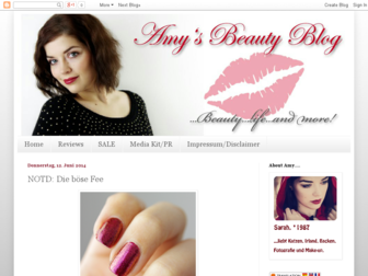 amybeauty.blogspot.com website preview
