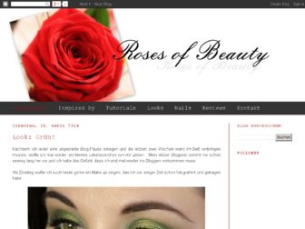 rosesofbeauty.blogspot.com website preview