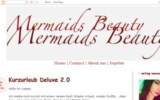 mermaidsbeauty.blogspot.com website preview