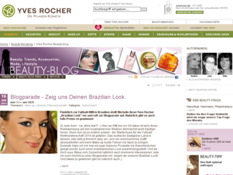 blog.yves-rocher.de website preview
