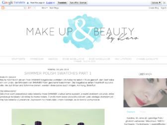 makeupandbeautybykaro.blogspot.com website preview