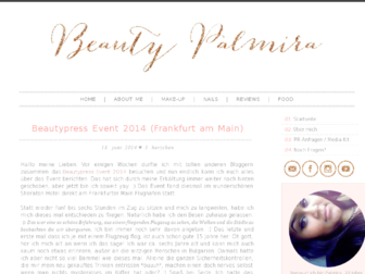 beautypalmira.de website preview