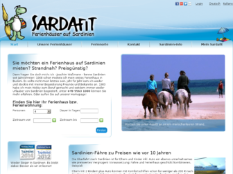 sardinienferienhaus.de website preview