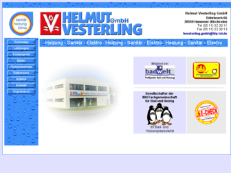 vesterling-haustechnik.de website preview