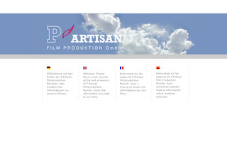 partisanfilm.de website preview
