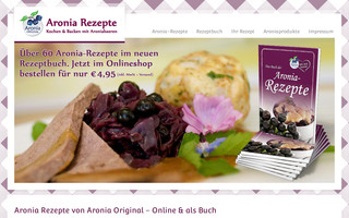 aronia-rezepte.com website preview