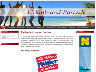 urlaub-und-party.de website preview