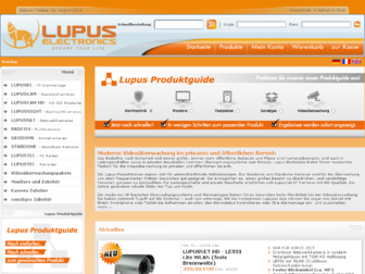 lupus-electronics.de website preview