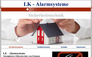 lk-alarmsysteme.de website preview
