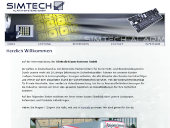 simtech-alarm.de website preview