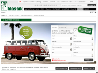 klassikmarkt.autobild.de website preview