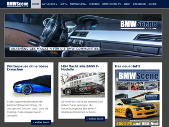 bmwscene-magazin.de website preview