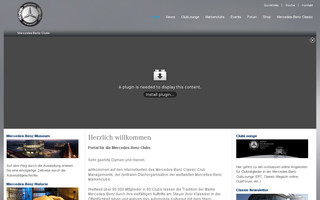 mercedes-benz-clubs.com website preview
