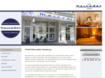 hotel-mercedes.de website preview
