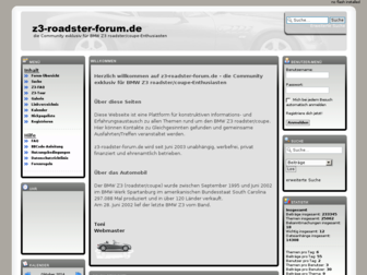 z3-roadster-forum.de website preview