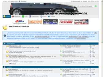 vwcorrado-forum.de website preview