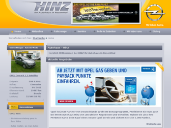 autohaus-hinz.de website preview