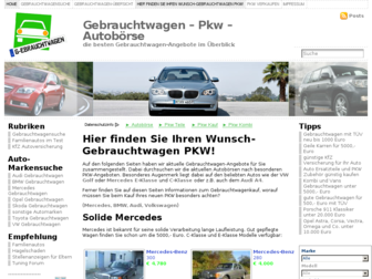 gebrauchtwagen-pkw.com website preview