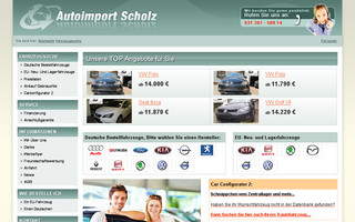 autoimport-scholz.de website preview
